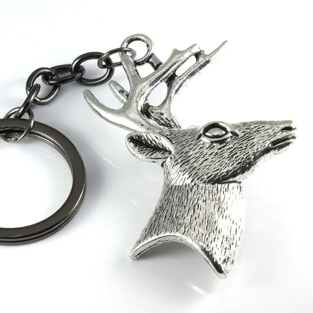 Deer Keychain - Deer Antler Keychain